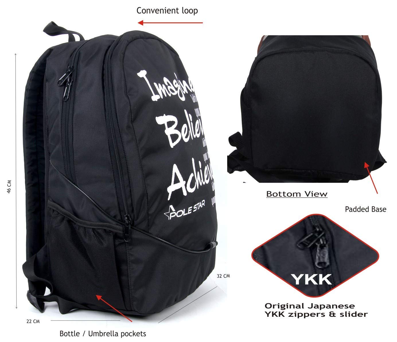 Polyester Polestar Hike Rucksack Backpack at Rs 750 / Piece in Jalandhar |  Jai Ambay Enterprises